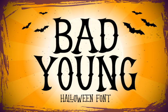 Bad Young: A Spooky Display Font for Bold Branding