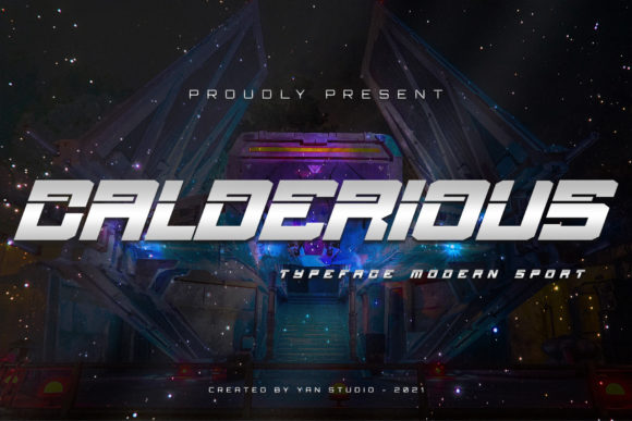 Calderious: A Bold Display Font for Modern Editorial Design