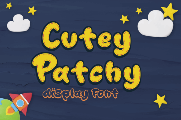 Cutey Patchy: A Playful Display Font for Creative Projects