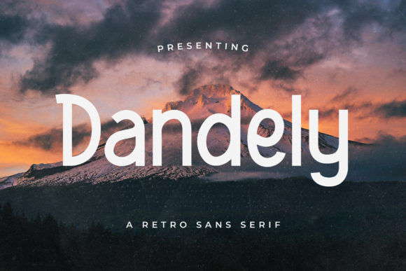 Dandely: The Retro Display Font That Elevates Your Brand