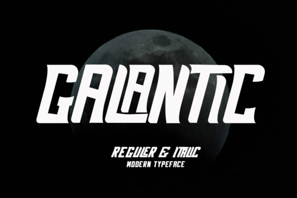 Galantic: A Bold Display Font for Creative Makers and Designers