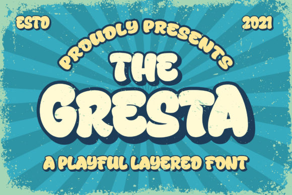 Gresta: A Playful Display Font for Creative Projects