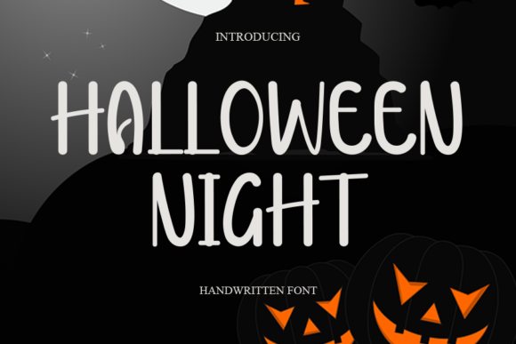 Halloween Night Font for Editorial Design and Creative Projects