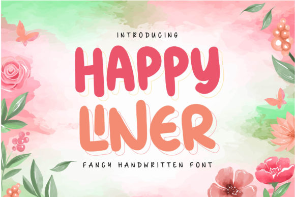Happy Liner: A Playful Display Font for Creative Campaigns