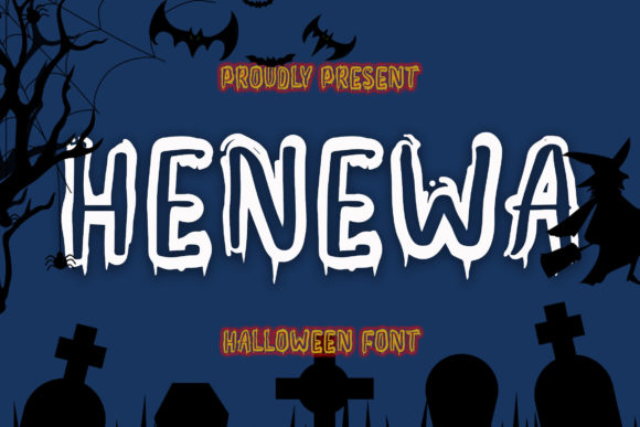 Henewa: The Spooky Display Font That Elevates Halloween Campaigns