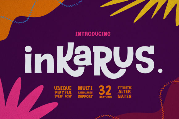 Inkarus: A Vintage-Inspired Display Font for Creative Makers