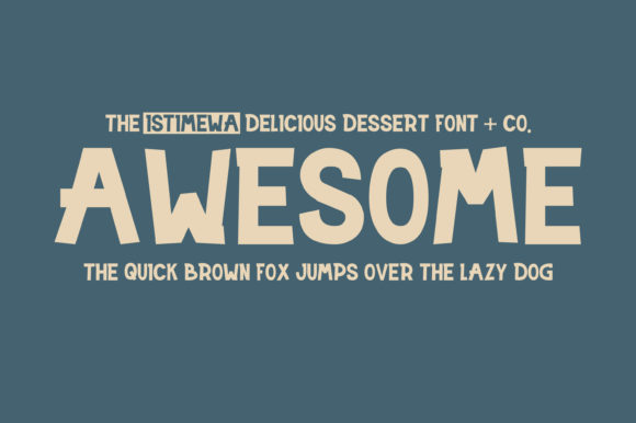 Istimewa: A Bold Display Font for Creative Branding
