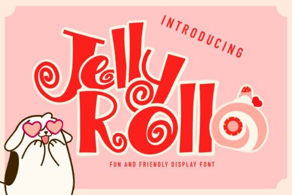 Jelly Roll Font for Whimsical Branding and Creative Projects