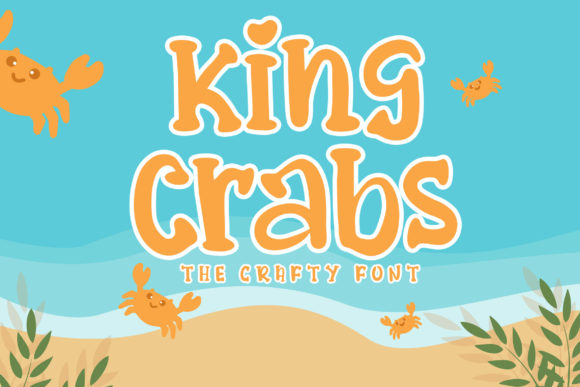King Crabs Font for Playful and Trendy Editorial Designs