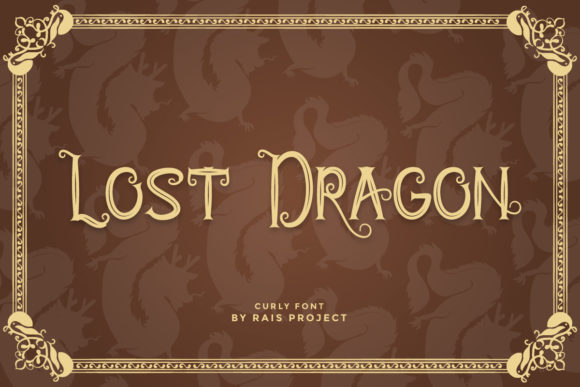 Lost Dragon: A Whimsical Display Font for Creative Campaigns