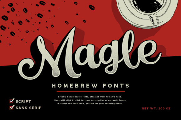 Magle Display Font for Web Design