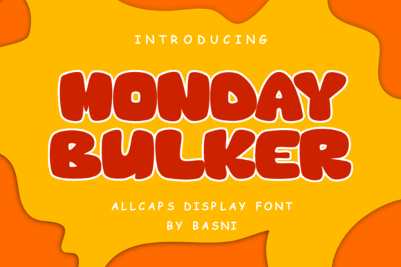 Monday Bulkers: A Playful Display Font for Creative Projects
