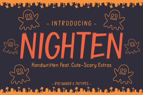 Nighten: A Display Font That Elevates Your Brand