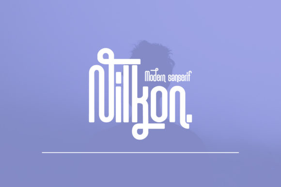 Nilkon: A Modern Display Font for Bold Branding
