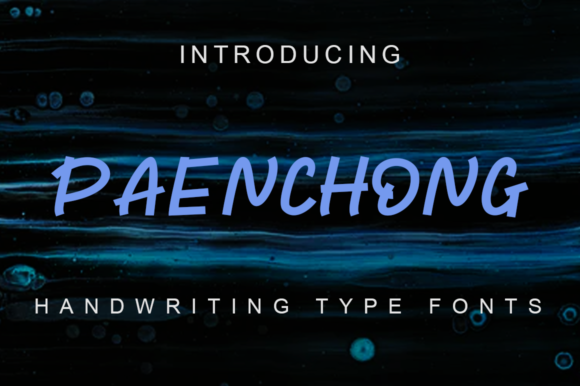 Paenchong: A Bold Display Font for Modern Branding