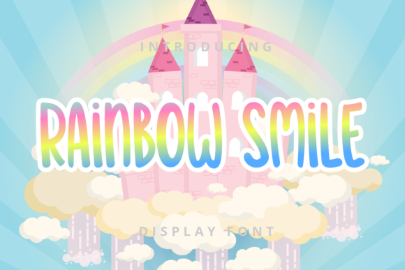 Rainbow Smile: A Chalkboard-Inspired Display Font for Creative Makers