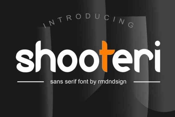 Shooteri: A Modern Display Font for Bold Branding