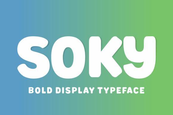 Soky: A Display Font for Creative Editorial Design