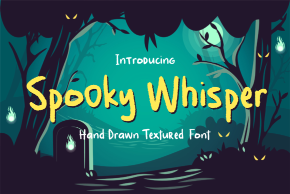 Spooky Whisper Font for Halloween-Themed Design