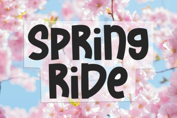 Spring Ride Font for Playful Branding and Digital Campaigns
