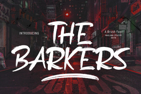 The Barkers: A Graffiti-Styled Font for Bold Branding