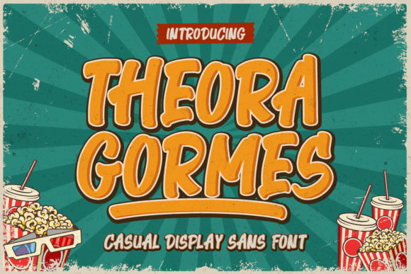 Theora Gormes: A Display Font for Creative Crafters and Product Designers