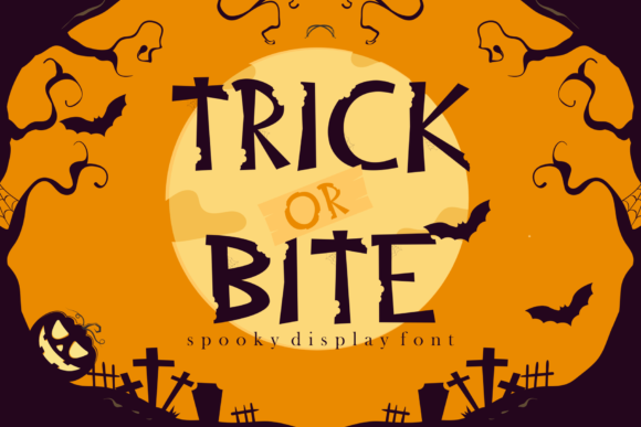 Trick or Bite Font for Spooky Editorial Designs