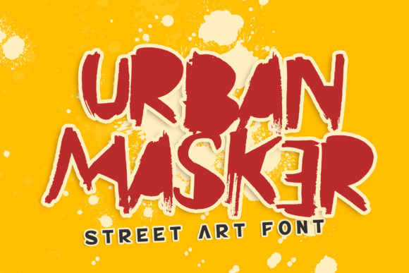 Urban Masker: A Graffiti-Style Display Font for Bold Branding