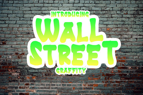 Wall Street: A Spooky Display Font for Halloween Creations