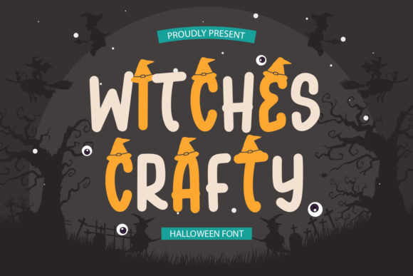 Witches Crafty: A Spooky Display Font for Halloween-Themed Web Projects