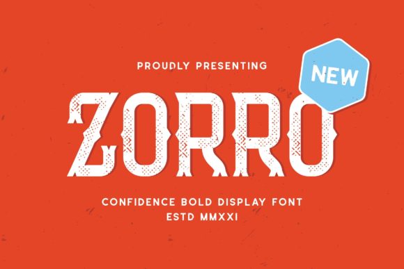 Zorro: A Spooky Display Font for Halloween Campaigns